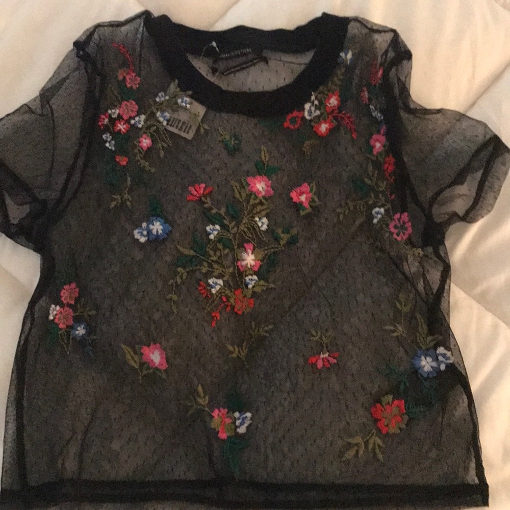 NEW urban outfitters sheer top